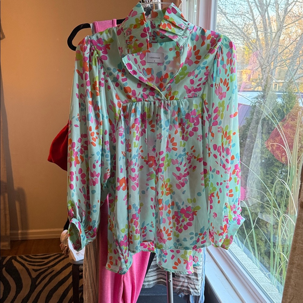 Adrienne Multicolor Floral Blouse